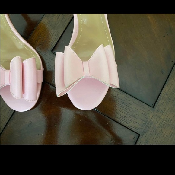Pink Bow Heels Sandals 8.5 - Picture 10 of 10